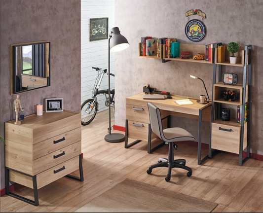 غرفة نوم شبابية ايروني طقم 7 قطع