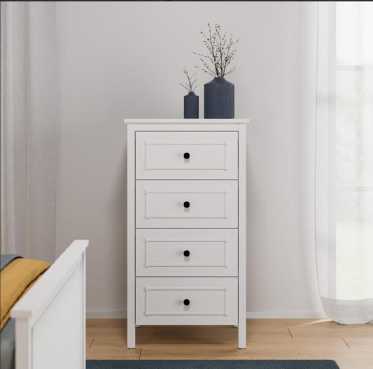 غرفة نوم شبابية سنتو ابيض  طقم 5 قطع