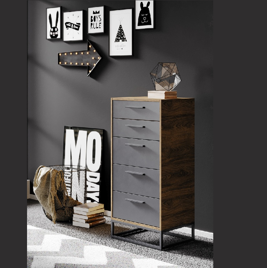 Youthful Grey Legend Chest of Drawers