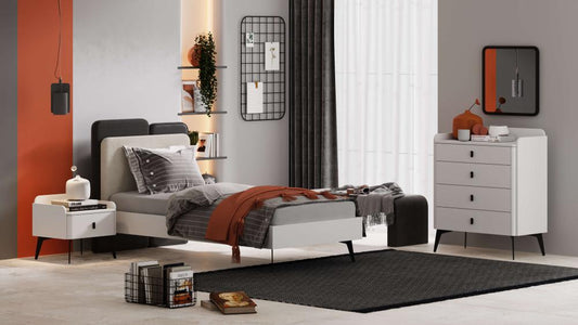 غرفة نوم شبابية فينا طقم 5 قطع