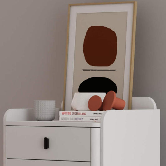 Wooden chest of drawers in Vienna, my youth