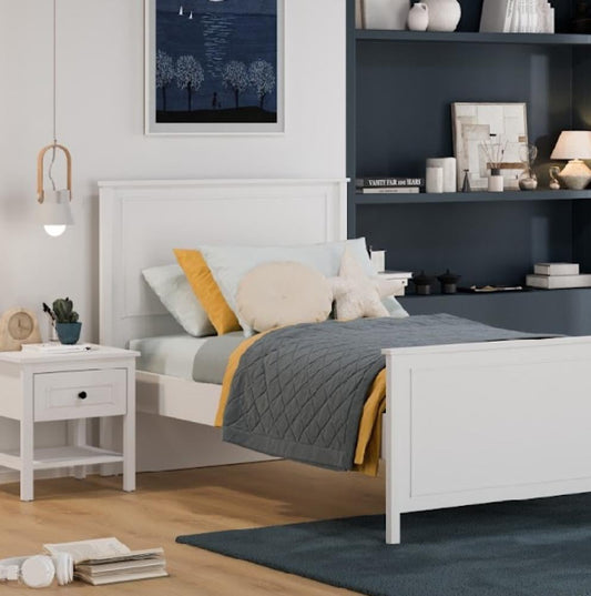 سرير 120 سم سنتو ابيض شبابي