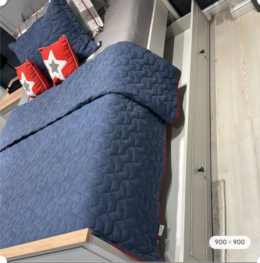 سرير سحاب سنتو رمادي