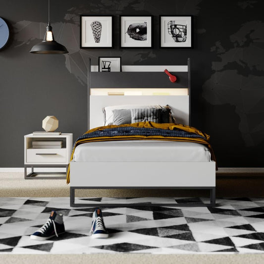 غرفة نوم شبابية ليجند ابيض طقم 7 قطع