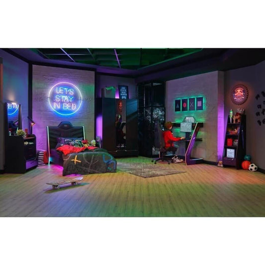 Rocks Youth Bedroom Set 7 Pieces