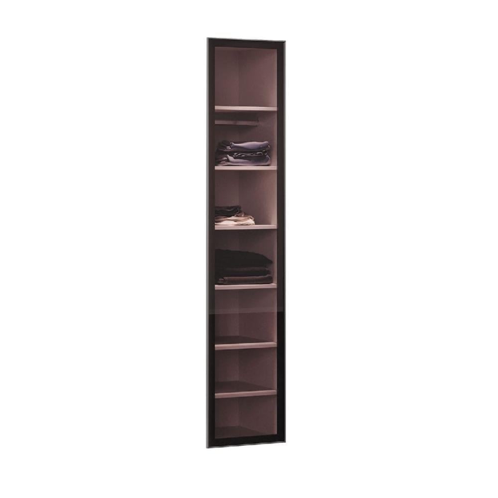 Youthful White Legend 1-Door Glass Wardrobe