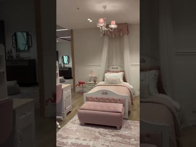 غرفة نوم شبابية بينكا طقم 7 قطع