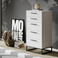 Legend white chest of drawers