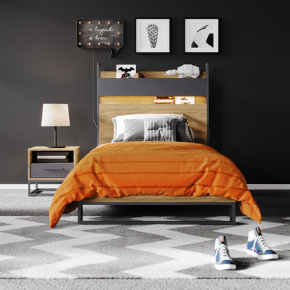 Legend Youth Bedroom Set Grey 5 Pieces