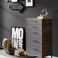 Youthful Grey Legend Chest of Drawers