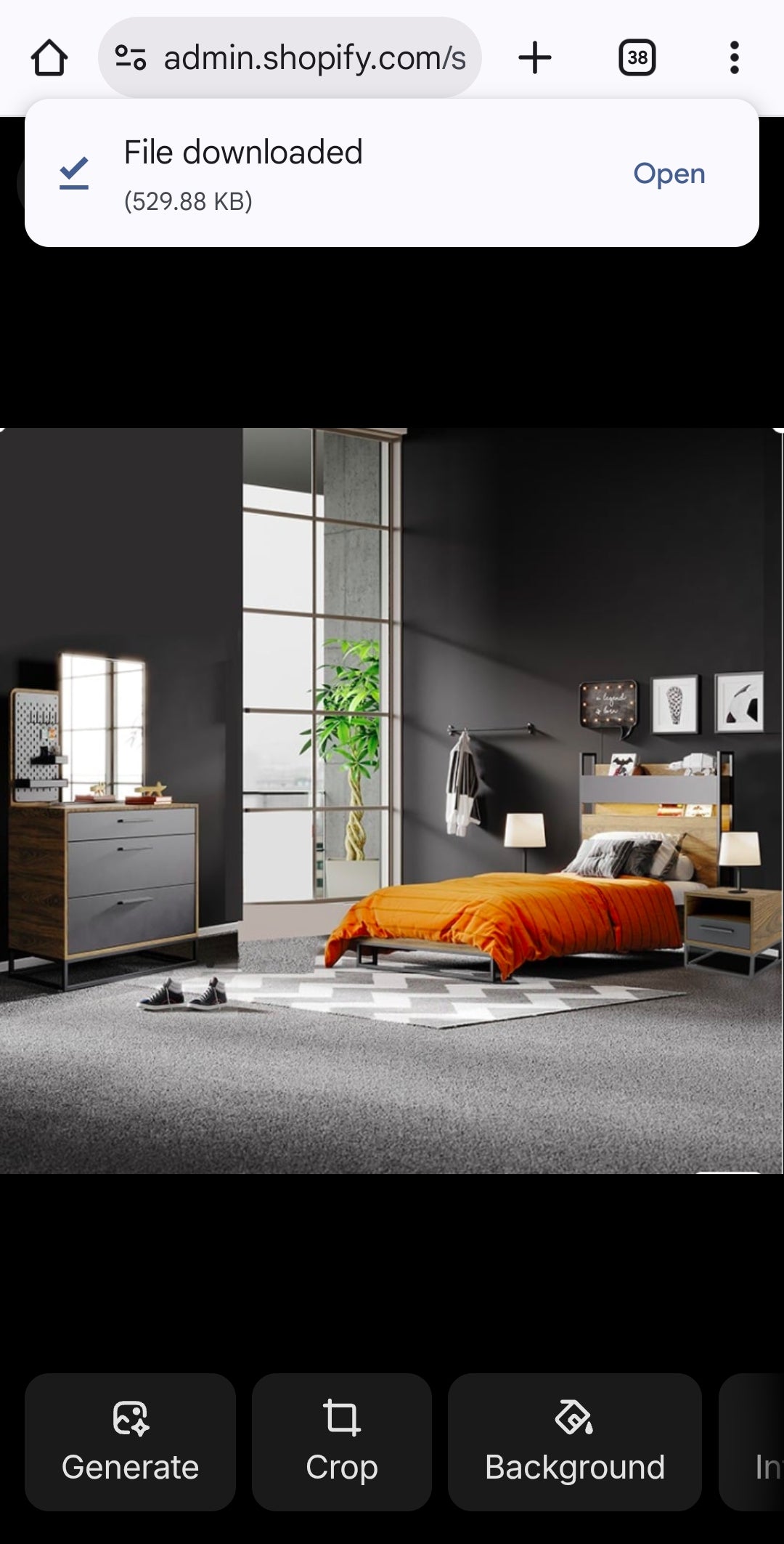 غرفة شبابيه ليجند رمادي7 قطع