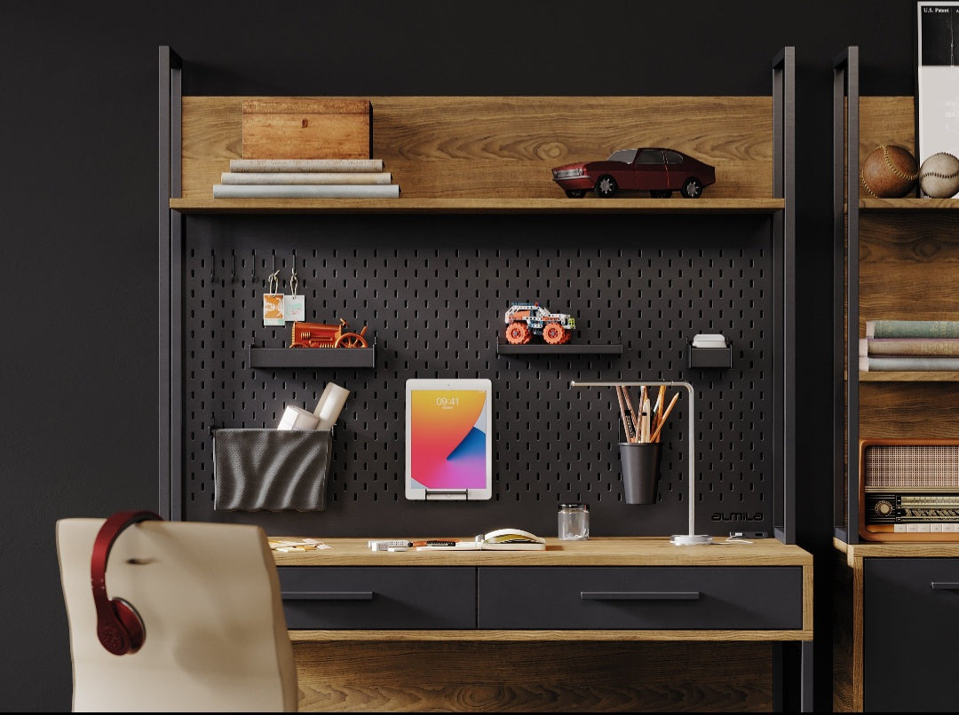 غرفة شبابيه ليجند رمادي7 قطع