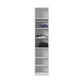 Youthful White Legend 1-Door Glass Wardrobe