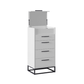 Legend white chest of drawers